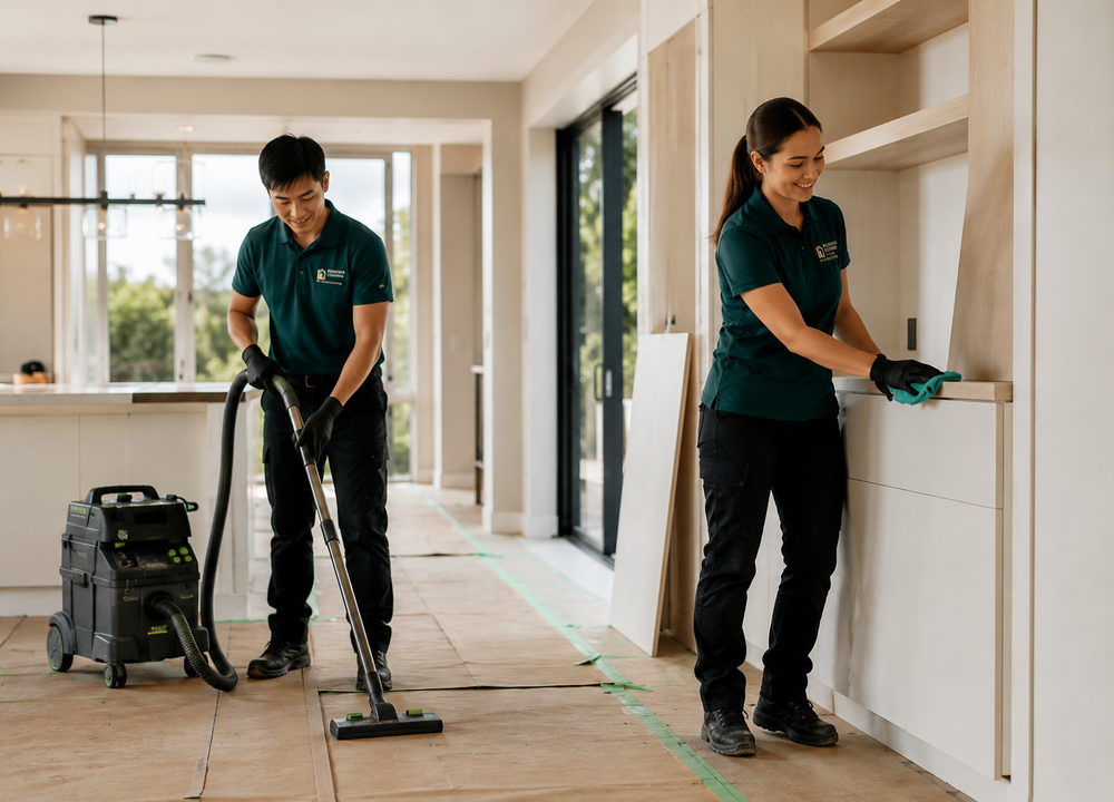 Ongoing construction-site cleaning